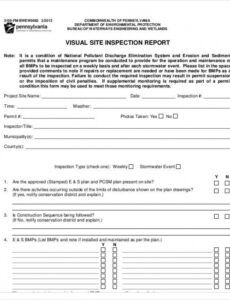 Editable Home Inspection Report Template Excel Sample