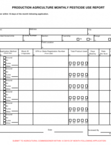 Editable Monthly Production Report Template Pdf Example