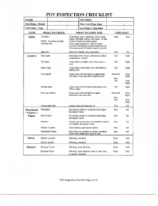 Editable Pool Inspection Report Template Pdf