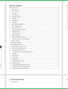 Editable Security Assessment Report Template Pdf Example