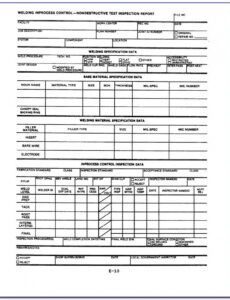 Editable Trailer Inspection Report Template Doc