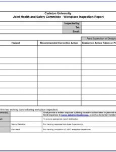 Editable Trailer Inspection Report Template  Example