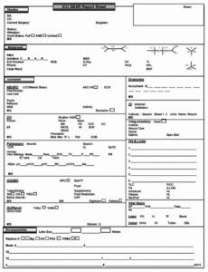 Free Nursing Shift Report Template Pdf Example