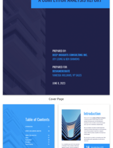 Printable Business Consultant Report Template Pdf