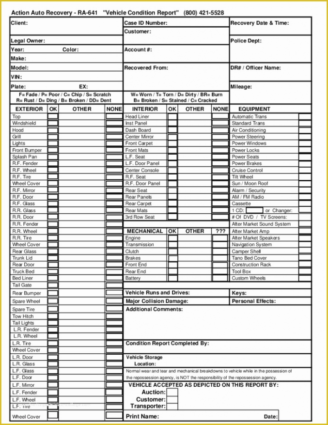 Printable Property Condition Assessment Report Template Stableshvf