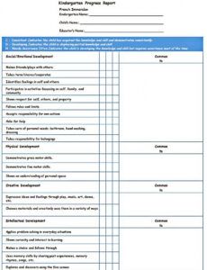 Professional Business Progress Report Template Word Sample