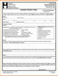 Professional Information Security Incident Report Template Excel Sample