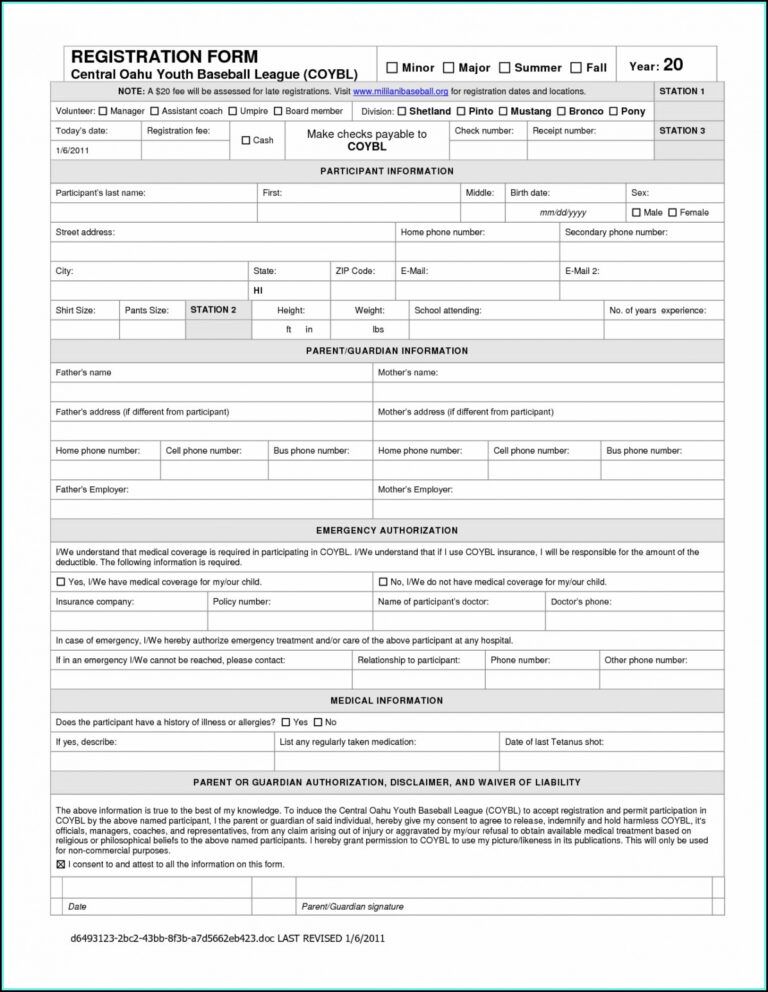 Best Hospital Release Form Template Excel Example Stableshvf