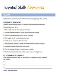 Costum Needs Assessment Report Template Word Example