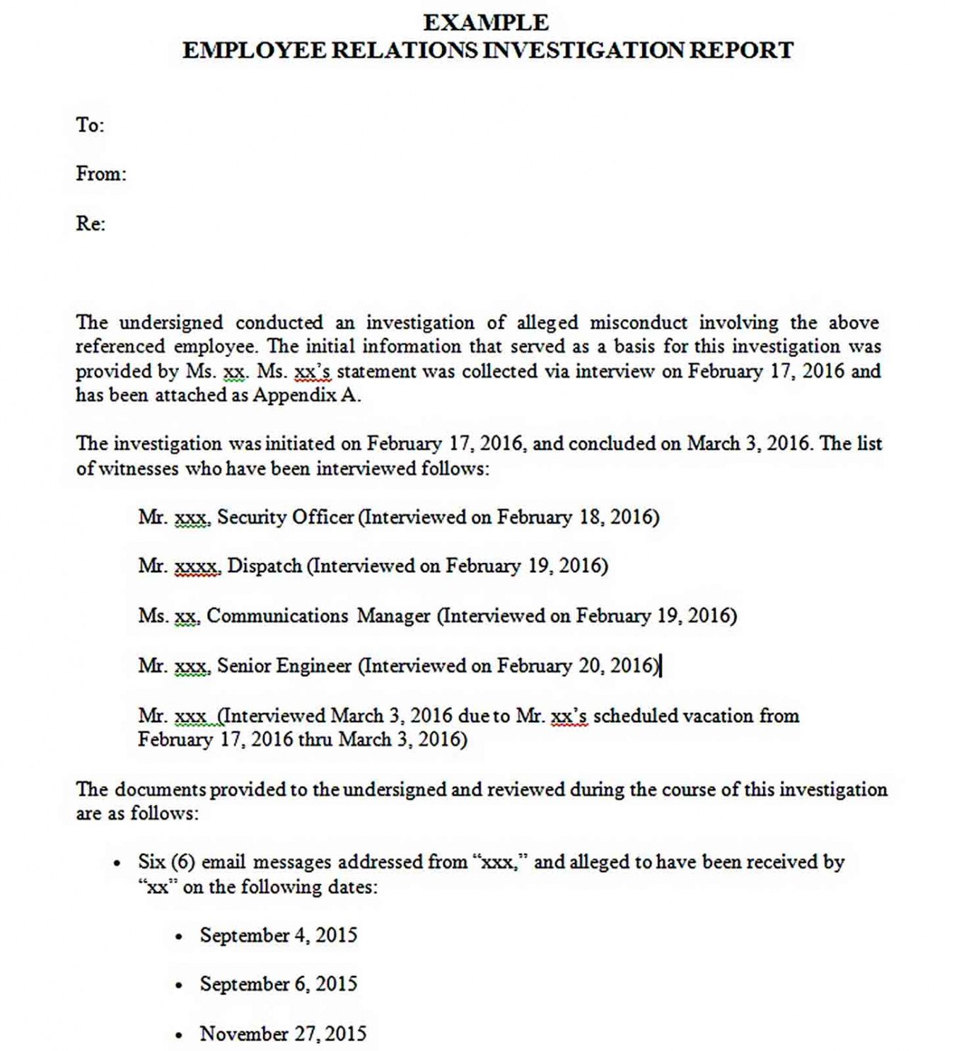 Forensic Investigation Report Template Pdf