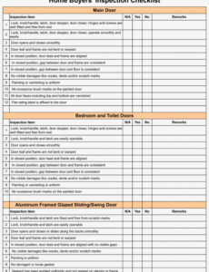 Home Inspector Report Template Excel Example