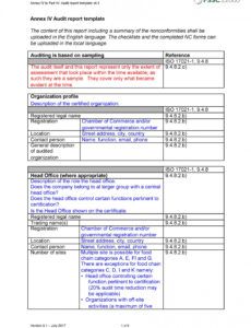 Printable Audit Report Cover Page Template Doc Example