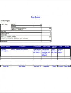 Professional Megger Test Report Template Excel Example