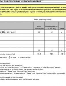 Best Daily Progress Report Template Word Sample