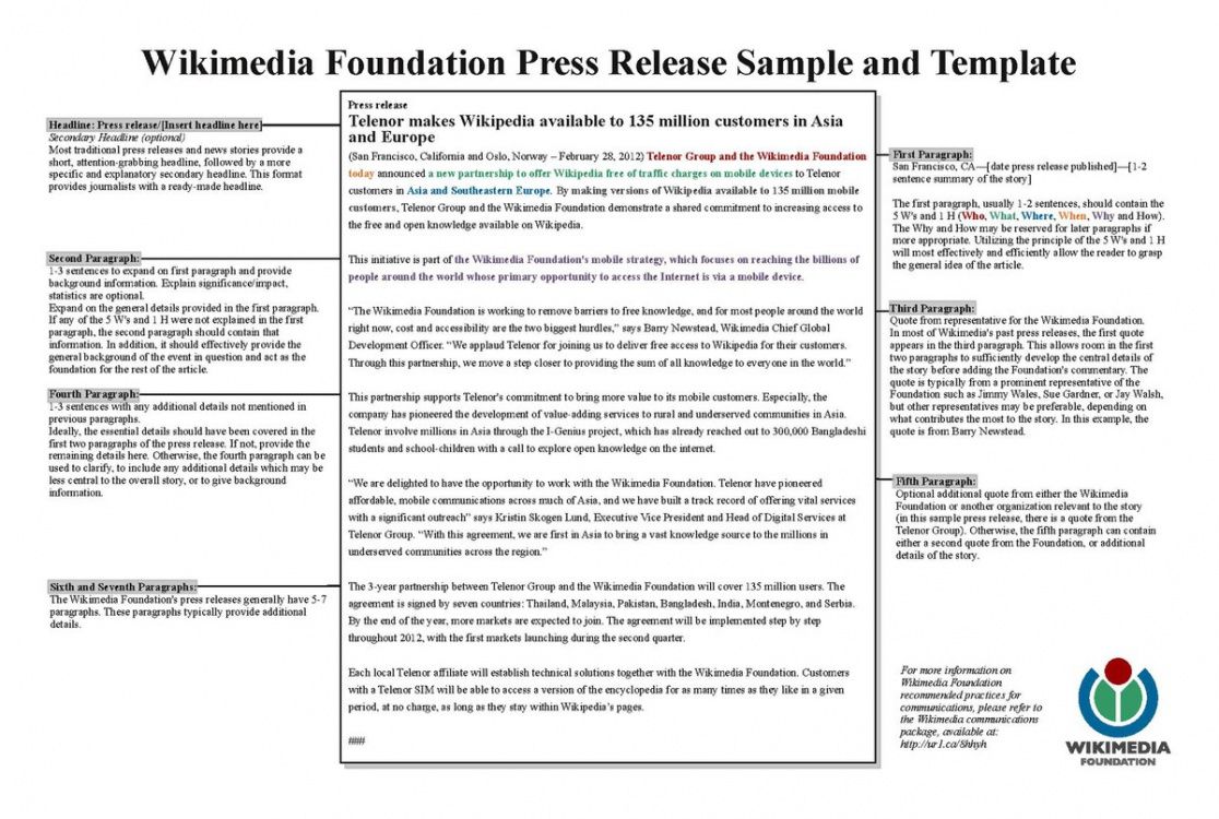 Best Social Media News Release Template PDF Example Stableshvf