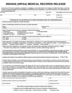 Free Counseling Release Of Information Form Template Pdf Example