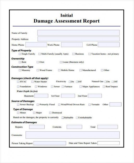 Professional Damage Release Form Template Word Sample