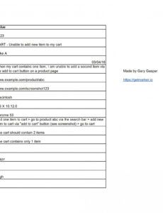 Best Defects Report Template Doc