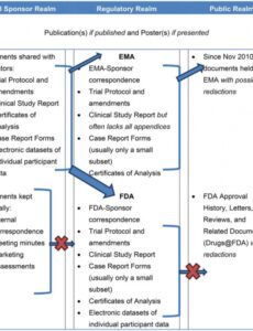 Clinical Study Report Template Pdf Sample