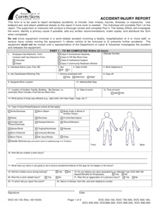 Costum Athletic Injury Report Form Template Excel Sample