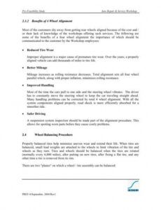 Costum Automation Feasibility Report Template Pdf Sample