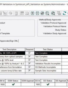 Free Medical Device Validation Report Template Excel Sample