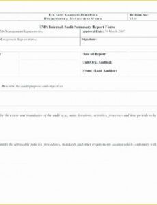 Professional Coroner Report Template Word Example