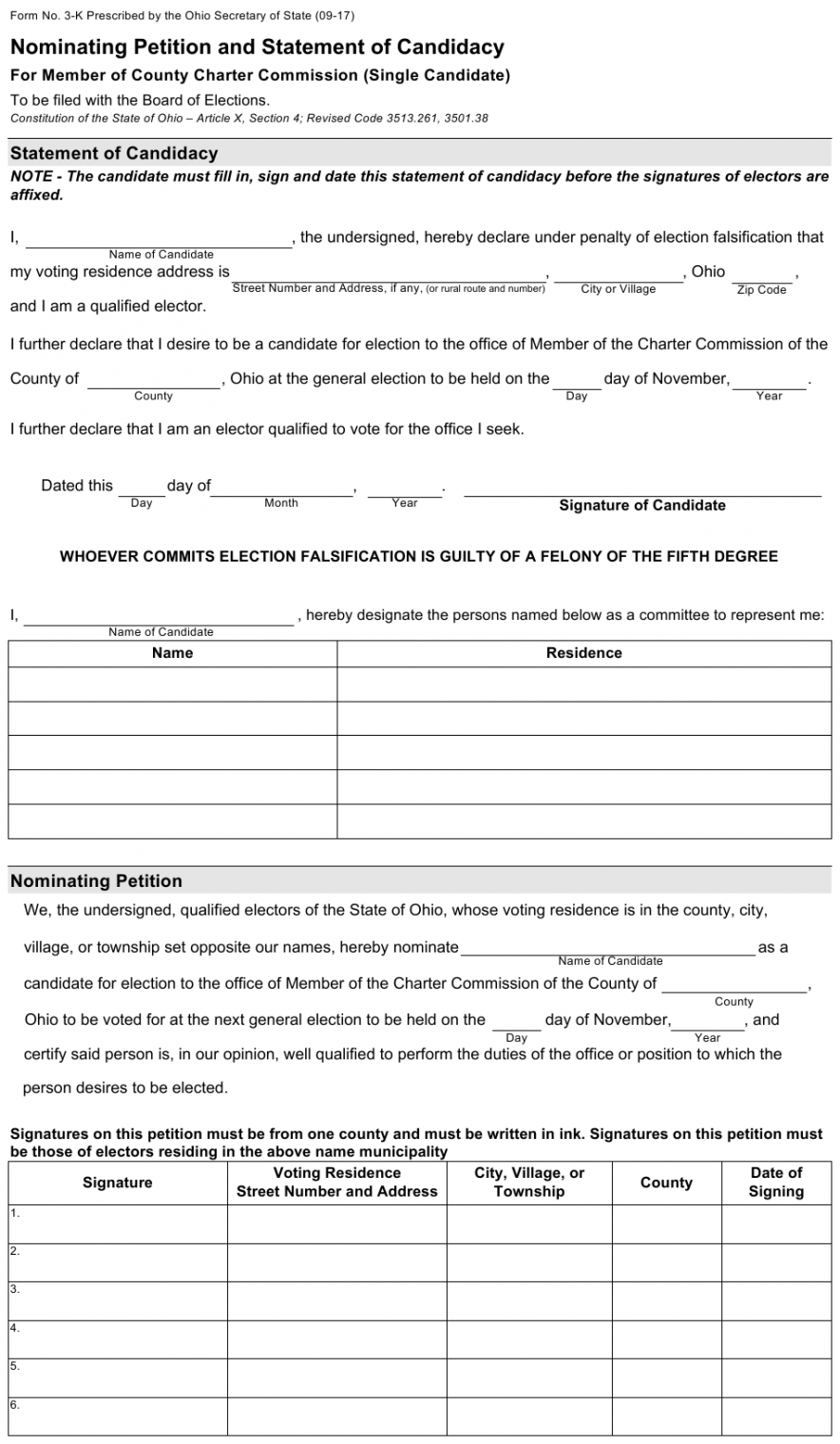 Professional Nominating Committee Report Template Pdf
