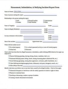 Professional Sports Injury Report Form Template  Sample
