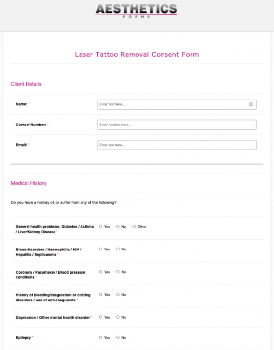 Best Tattoo Release Form Template Doc Stableshvf