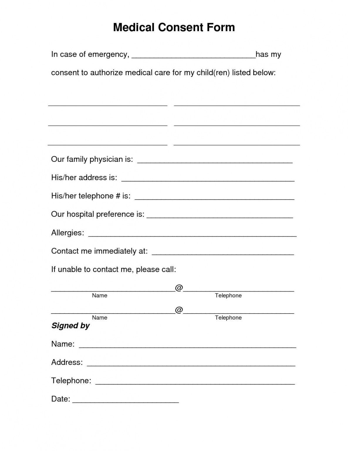 Dental Records Release Form Template  Sample