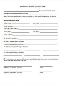 Editable Child Photo Release Form Template Pdf Sample