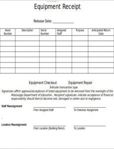 Editable Computer Repair Release Form Template  Sample