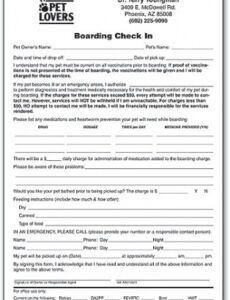 Editable Veterinary Release Form Template Doc