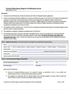 Employment Verification Release Form Template Word