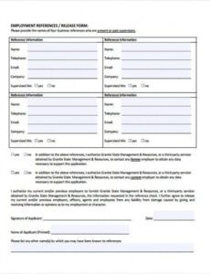 Free Jail Release Form Template Word