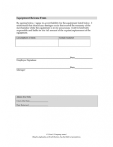 Printable Church Photo Release Form Template Doc