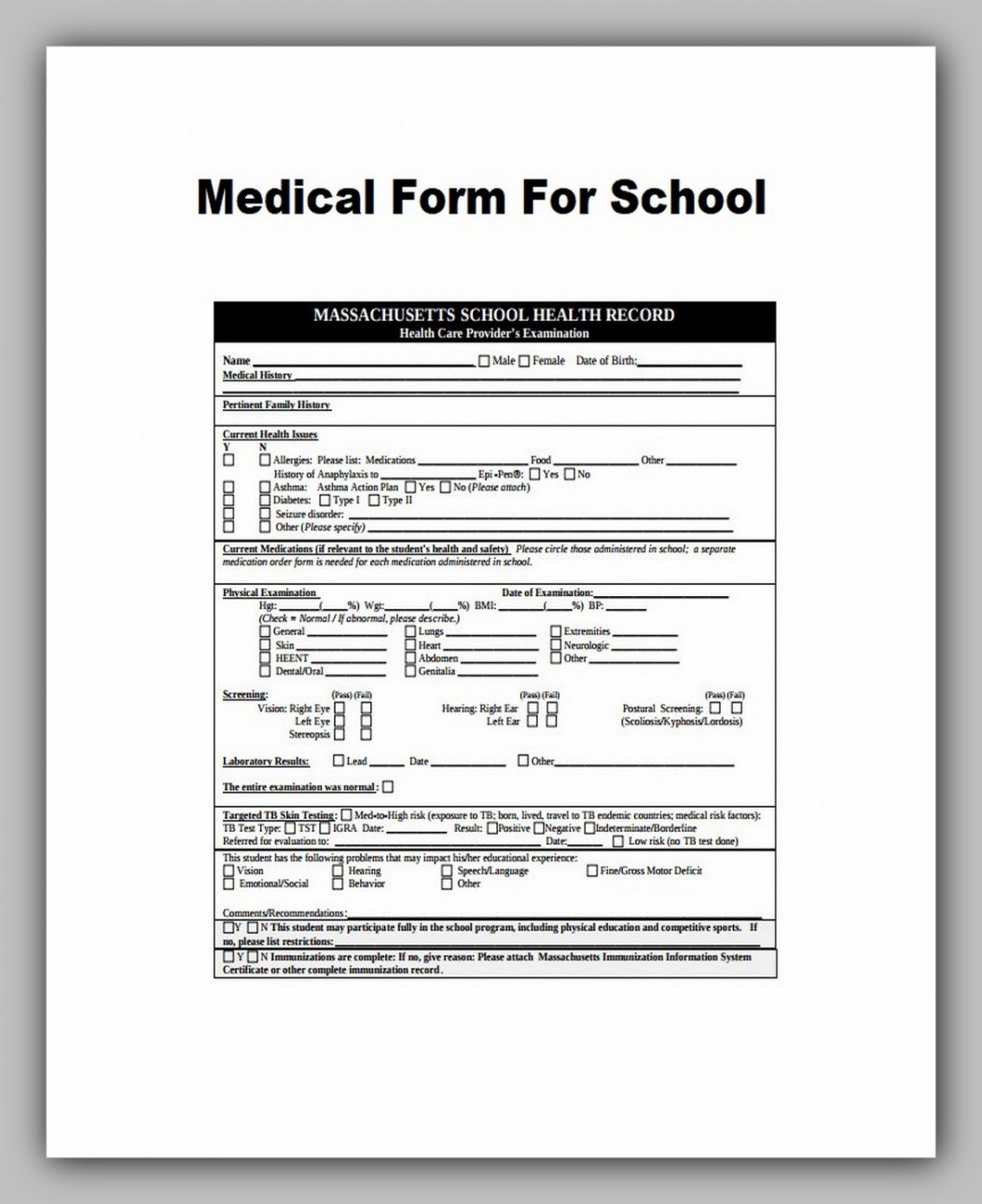 Printable Student Media Release Form Template Pdf