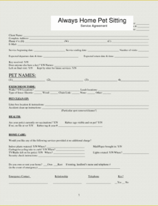 Professional Veterinary Release Form Template Doc Example