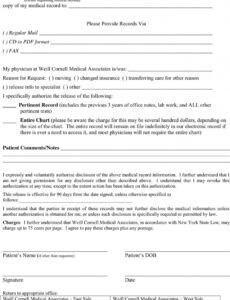 School Records Release Form Template Pdf Example