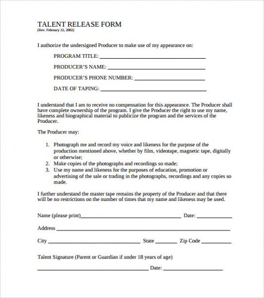 Tattoo Release Form Template Word Sample Stableshvf