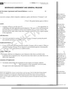 Editable Termination Agreement And Release Template Pdf Sample