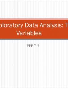Printable Exploratory Data Analysis Report Template Excel