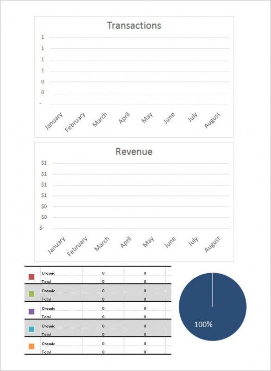 Printable Seo Report Template Excel Example