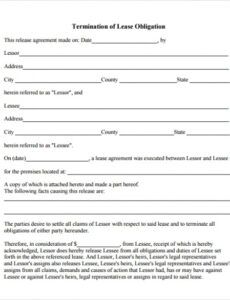 Professional Termination Agreement And Release Template Doc Sample