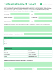 Best Incident Timeline Report Template Word Example