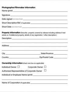 Consent To Release Personal Information Form Template Pdf