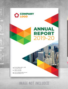 Corporate Annual Report Template  Example