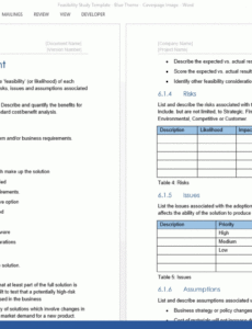 Free Planning Justification Report Template Pdf Sample