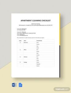 Printable Apartment Mystery Shopping Report Template Word Sample
